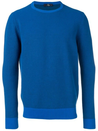 Fay Knitted Jumper In Blue