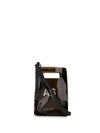 Nana-nana A6 Paperbag Crossbody In Black