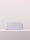 Kate Spade Margaux Slim Continental Wallet In Frozen Lilac