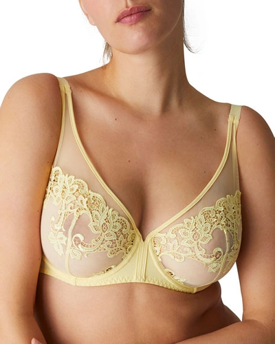 Simone Perele Saga Full Cup Plunge Bra In White