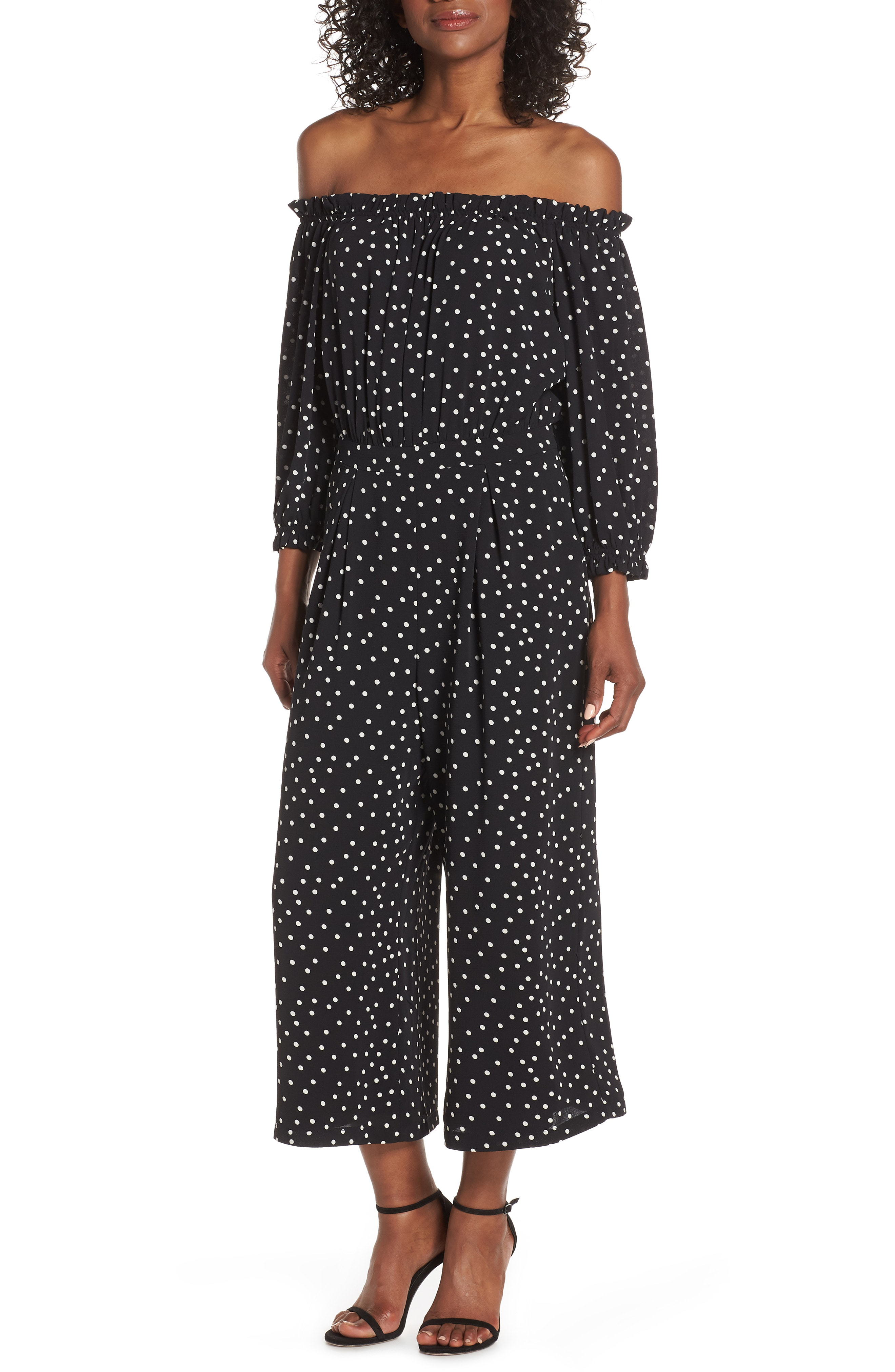 Eliza J Polka Dot Jumpsuit Deals 55 Off Dixi Bg