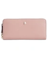 Kate Spade New York Polly Slim Continental Wallet In Flapper Pink/gold