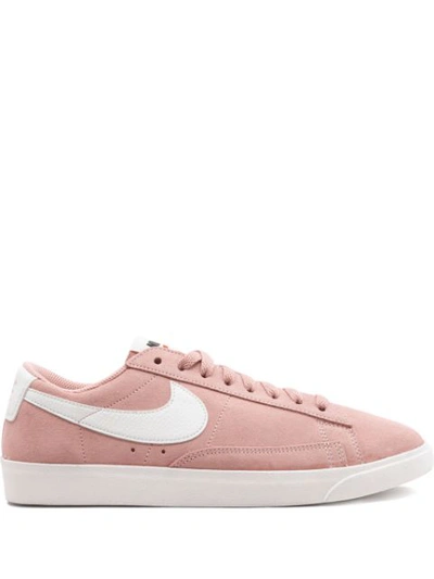 Nike W Blazer Low Sd Sneakers In Pink