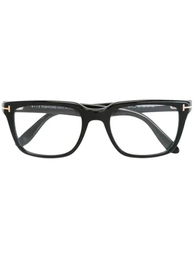 Tom Ford Square-frame Acetate Glasses In 001