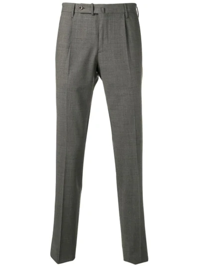 Incotex Slim Fit Tailored Trousers In Grey