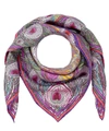Liberty London Hera 90 X 90 Silk Twill Scarf In Hera Yellow
