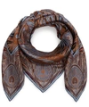Liberty London Hera 90 X 90 Silk Twill Scarf In Hera Silver