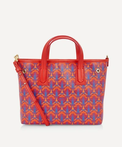 Liberty London Iphis Mini Marlborough Cross-body Tote Bag In Red