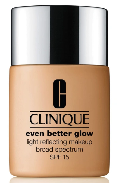 Clinique Even Better Glow Light Reflecting Makeup Broad Spectrum Spf 15, 1.0 Oz./ 30 Ml, Brulee In 68 Brulee
