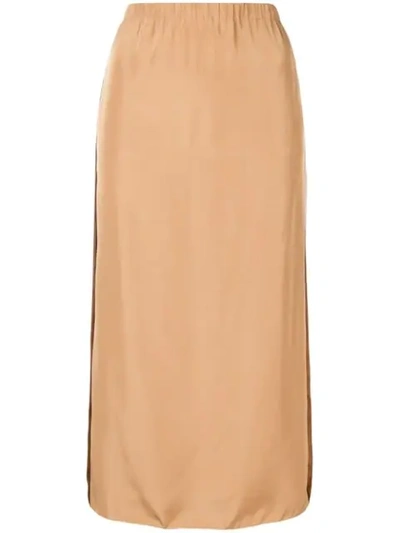 Marni High Waist Skirt In Brown