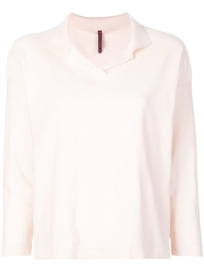 Daniela Gregis Knit Jersey Top In Neutrals