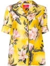 F.r.s For Restless Sleepers Floral Shirt In Yellow