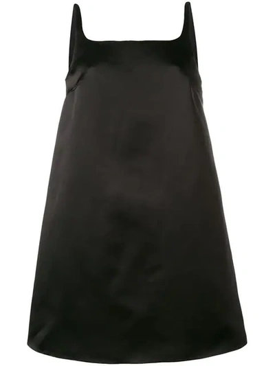 Prada Crepe De Chine Dress In Black