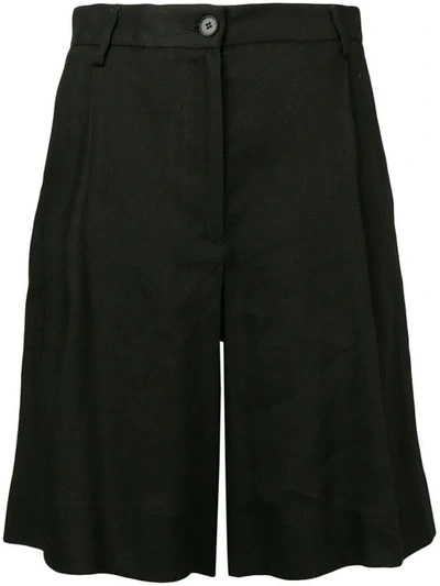 Barena Venezia High-waisted Shorts In Black