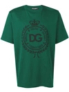 Dolce & Gabbana Logo Print T-shirt In Green