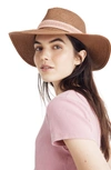 Madewell Mesa Packable Straw Hat In Burnt Clay