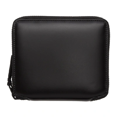 Comme Des Garçons Comme Des Garcons Wallets Black Leather Zip-around Wallet In 1 Black