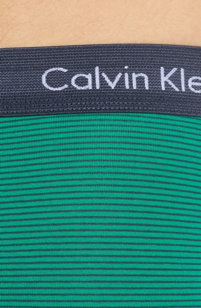 Calvin Klein 3-pack Boxer Briefs In Tourney/ Stripe/ Indigo
