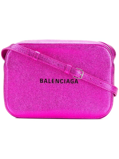Balenciaga Everyday Camera Bag In Pink