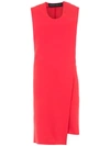 Gloria Coelho Panelled Midi Dress In Red