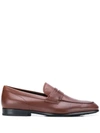 Tod's Penny Loafers In Brown