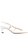 Marni Ankle Strap Pumps In Neutrals