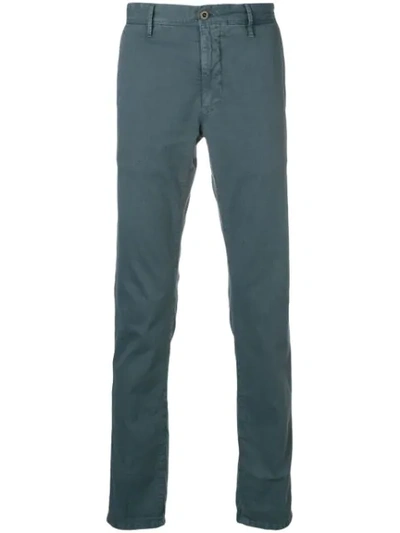 Incotex Straight Leg Trousers In Blue