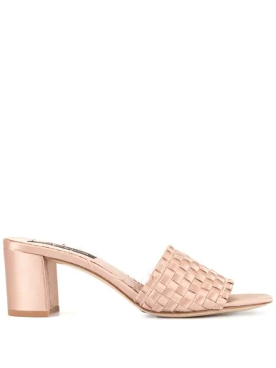 Pedro Garcia Block Heel Sandals In Pink