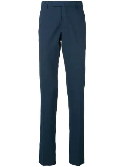 Incotex Classic Tailored Trousers In Blue