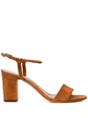 Tabitha Simmons Bungee Sandals In Brown