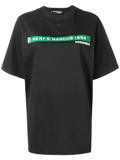 Dsquared2 X Mert & Marcus 1994 Logo T-shirt In Black