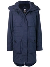 Canada Goose Hooded Parka In Blue