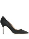 Manolo Blahnik Pointed Toe Pumps In Black
