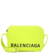 Balenciaga Extra Small Ville Leather Camera Bag - Green