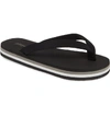 Jeffrey Campbell Surf Flip Flop In Black Grey Combo Fabric