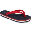 Jeffrey Campbell Surf Flip Flop In Red/ White/ Blue Combo Fabric