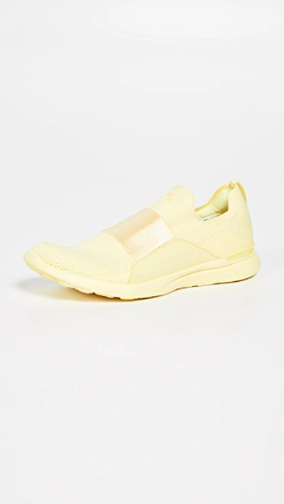 Apl Athletic Propulsion Labs Techloom Bliss Sneakers In Sunbeam Yellow