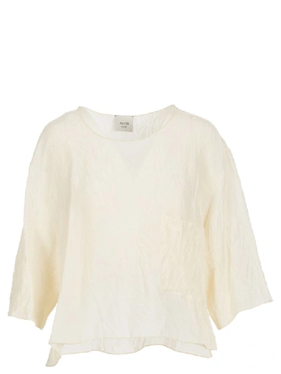 Alysi Viscose Blouse In Latte