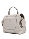 Tod's Small Wave Tote In Grey