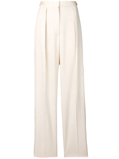 Stella Mccartney Katlyn Trousers In Neutrals