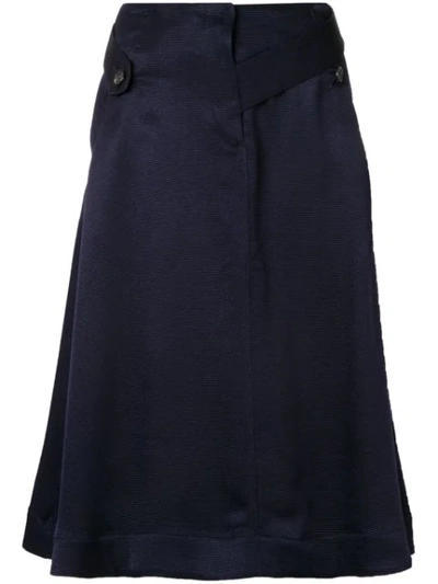 Palmer Harding Distorted Skirt In Blue