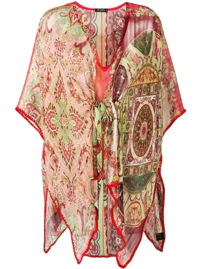 Etro Printed Tunic In Red