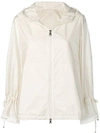 Moncler Addis Bell Sleeve Jacket In White