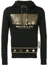 Philipp Plein Dollar Hoodie In Black