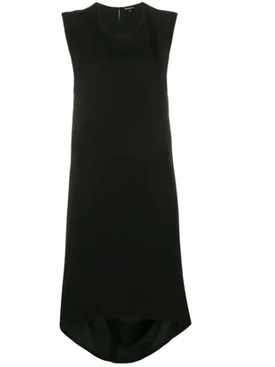 Ann Demeulemeester Sleeveless Jersey Dress In Black