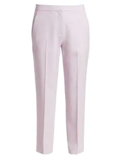 Rag & Bone Poppy Straight-leg Wool Pants In Lilac