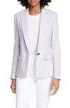 Rag & Bone Cairo Wool Single-button Blazer In Lilac