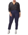 Nydj Plus Plus Size Sheri Slim-leg Ankle Jeans In Rinse