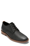 Cole Haan Men's Feathercraft Suede Oxford Shoes In Black Leather