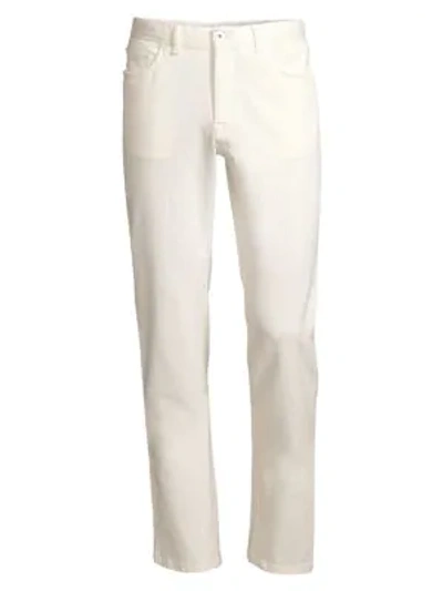 Brioni Straight-leg Jeans In White